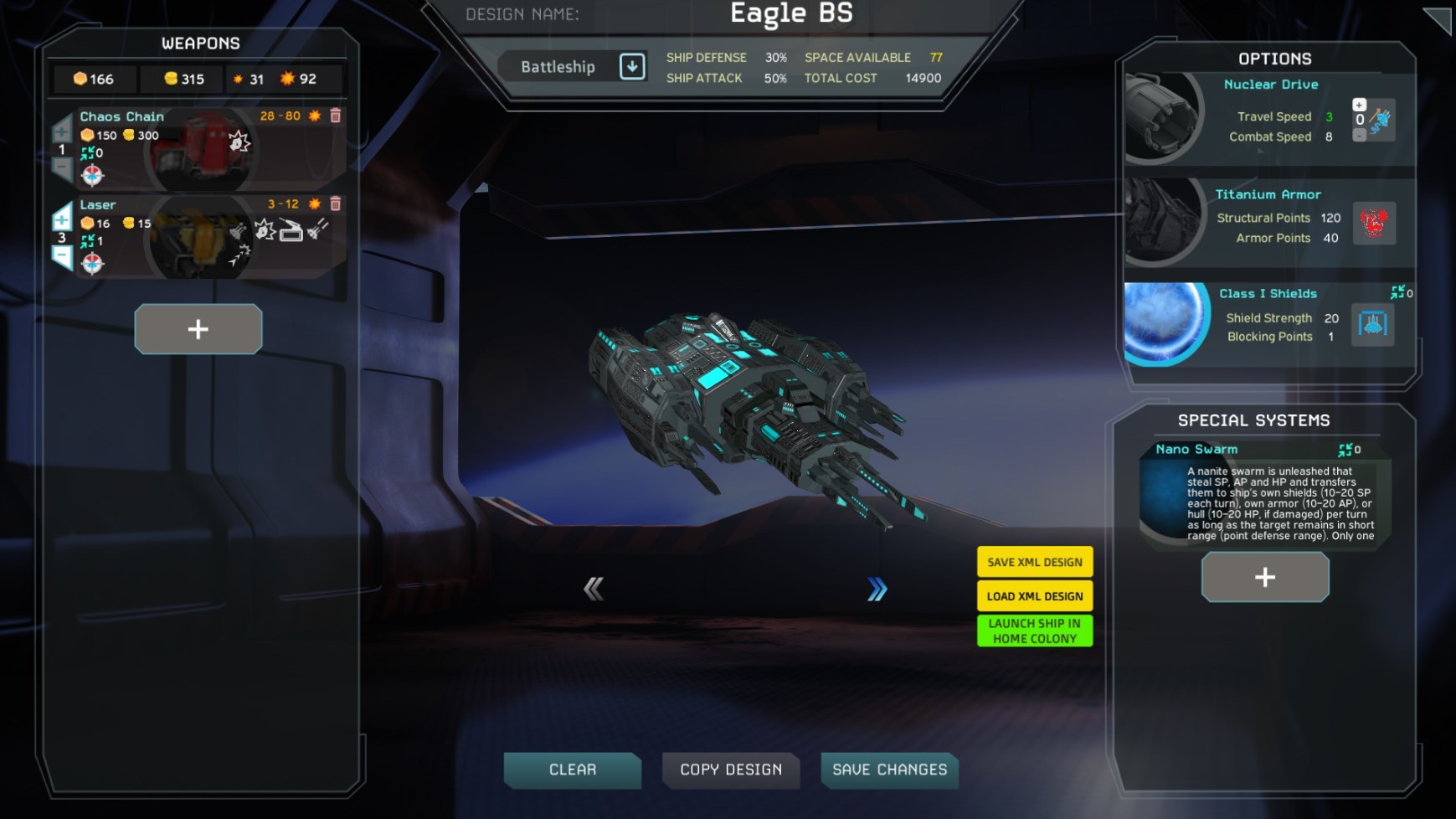 Скриншот из игры Interstellar Space: Genesis - 1