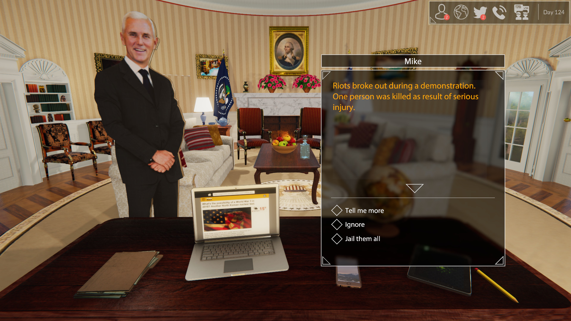 Скриншот из игры I am Your President - 5