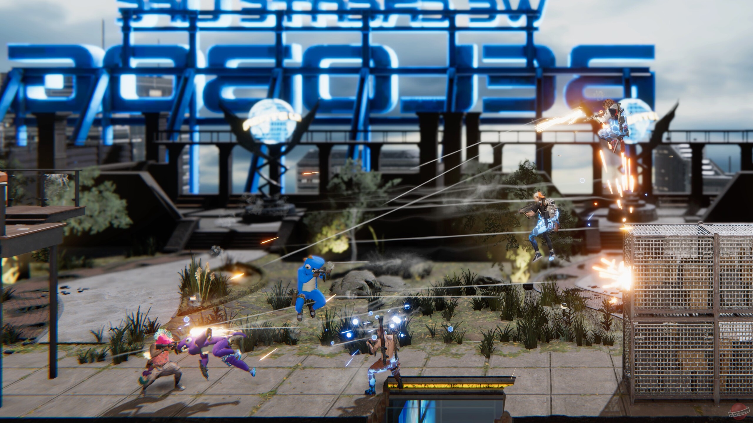 Скриншот из игры Side Bullet - 21