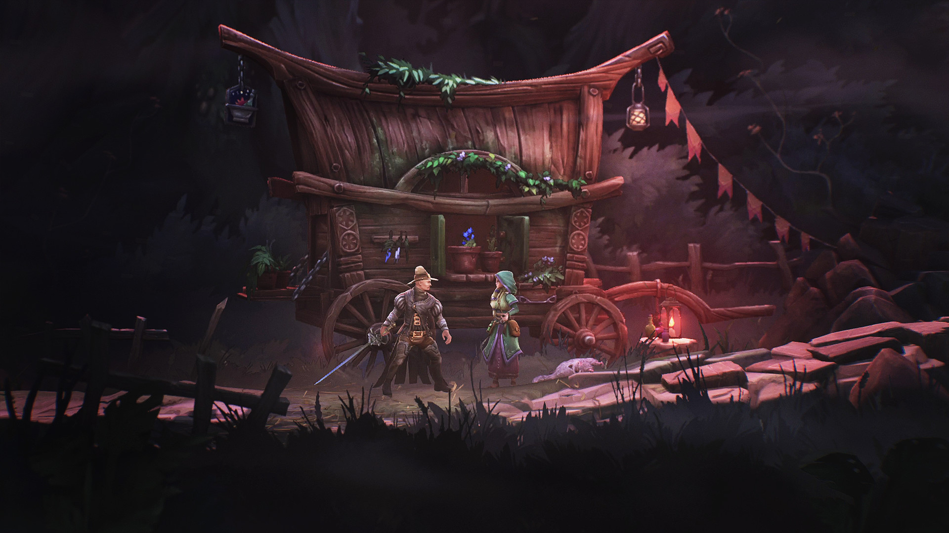 Скриншот из игры Mandragora: Whispers of the Witch Tree - 34