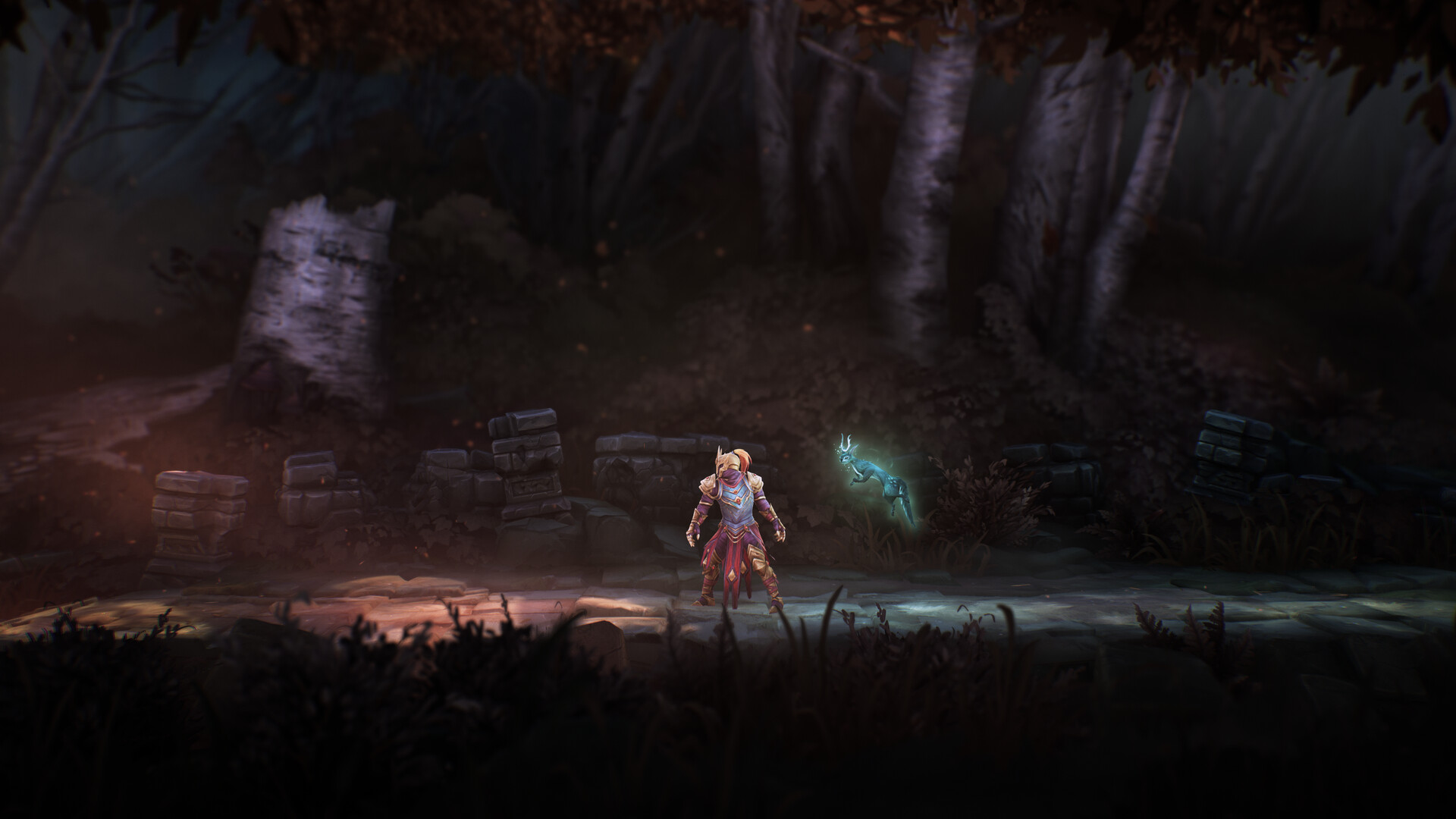 Скриншот из игры Mandragora: Whispers of the Witch Tree - 10