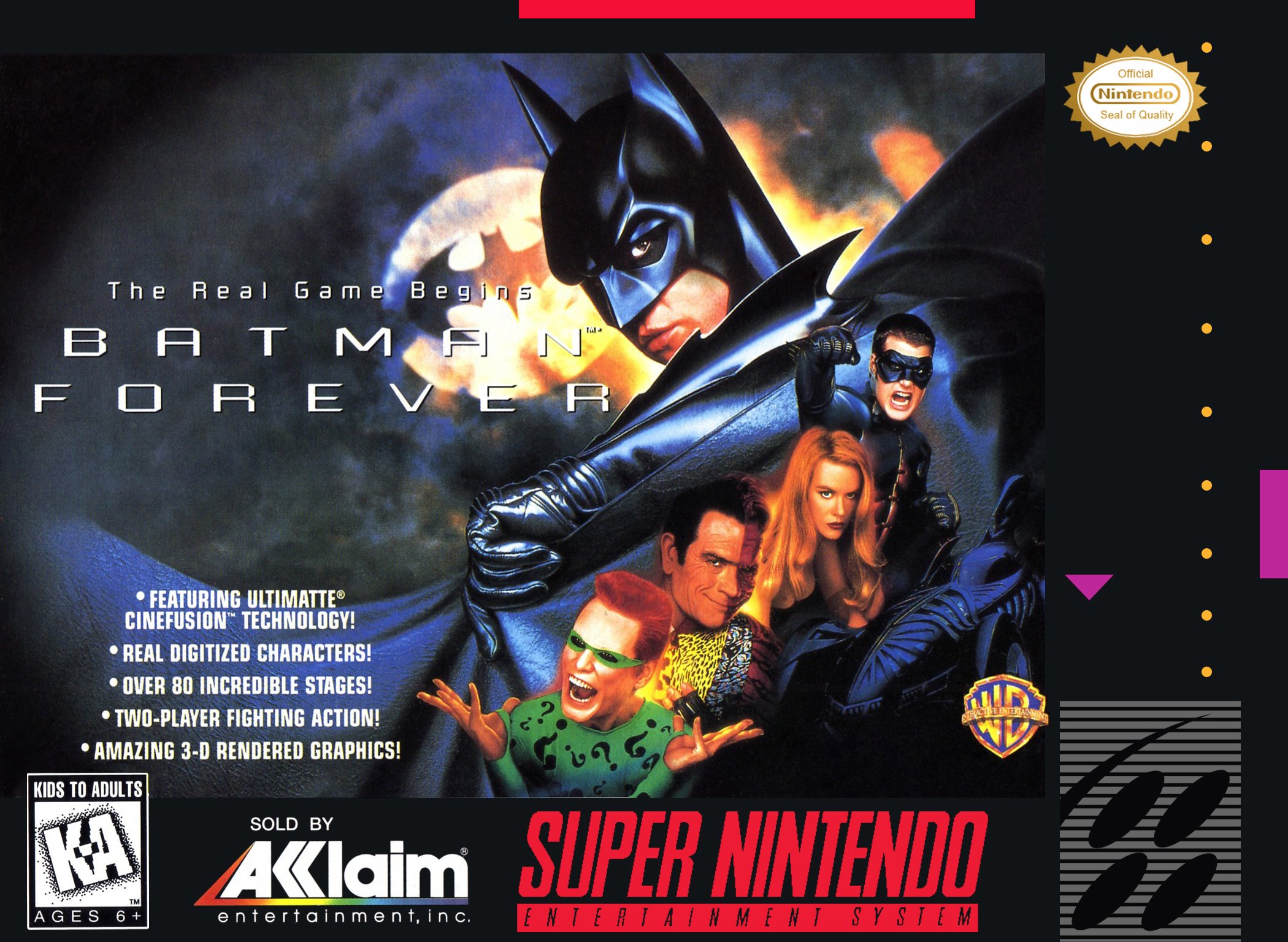 Обложка игры Batman Forever