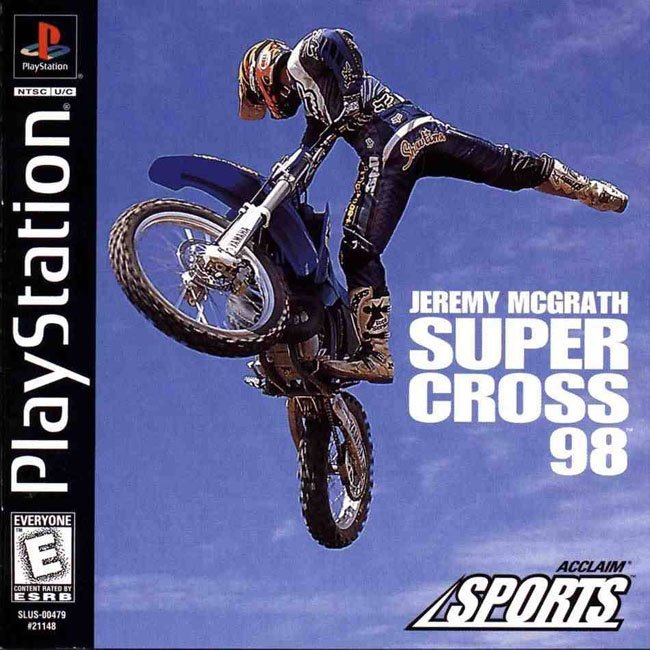 Обложка игры Jeremy McGrath Supercross 98