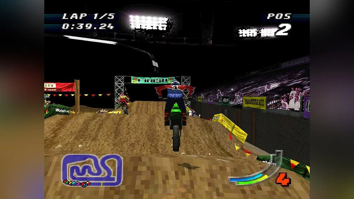 Скриншот из игры Jeremy McGrath Supercross 98 - 1