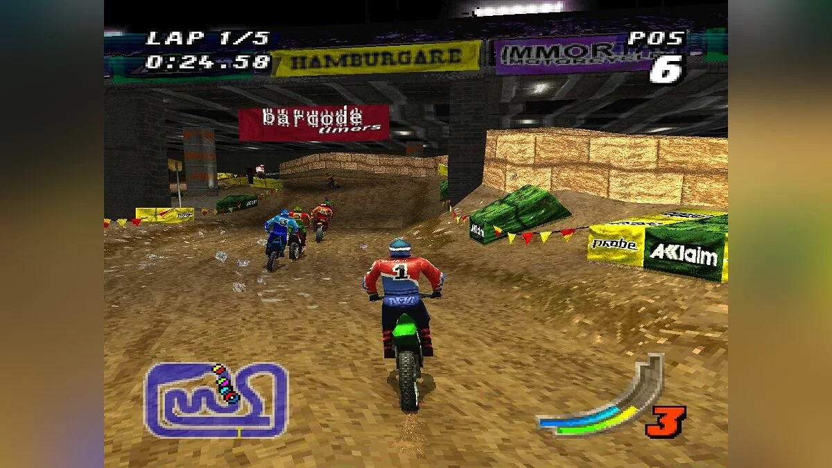 Скриншот из игры Jeremy McGrath Supercross 98 - 8