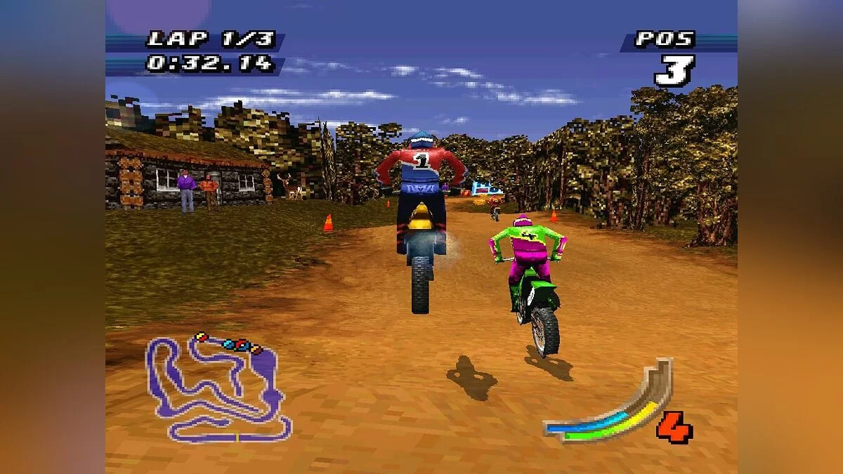 Скриншот из игры Jeremy McGrath Supercross 98 - 10