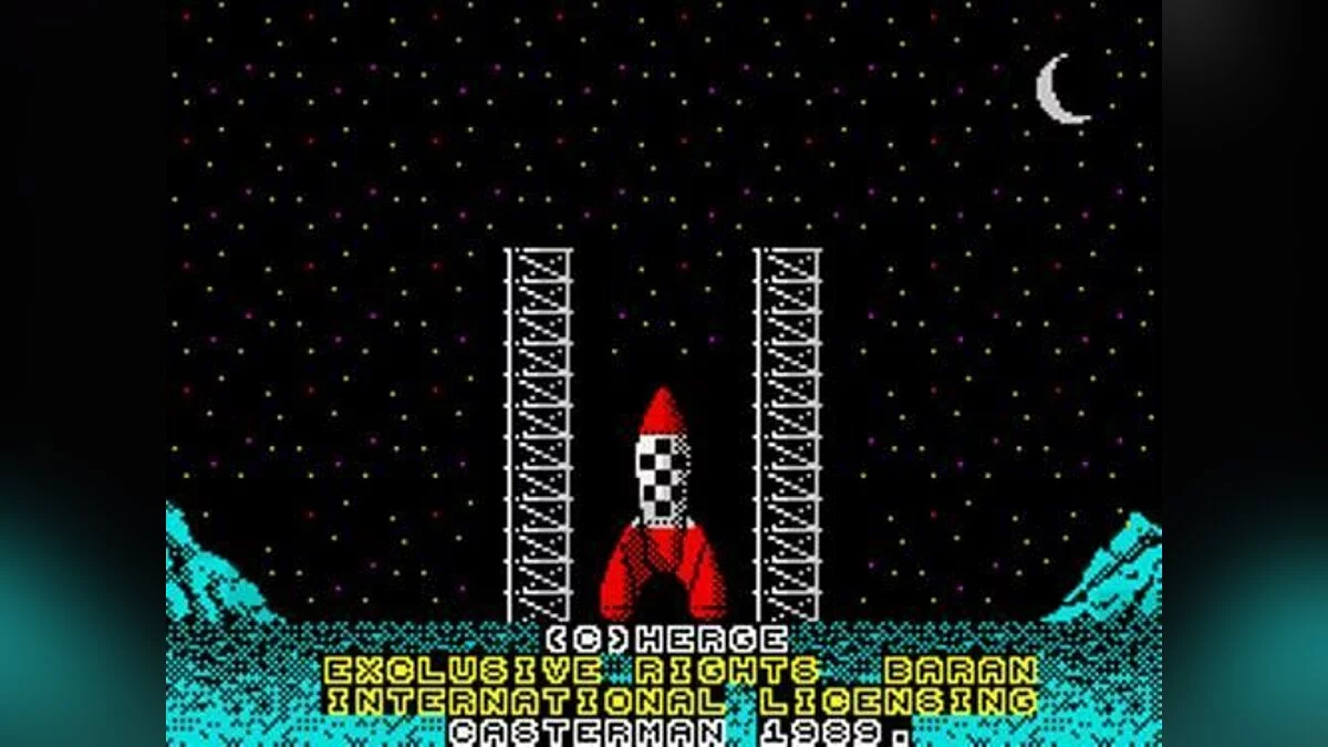 Скриншот из игры Tintin on the Moon - 1