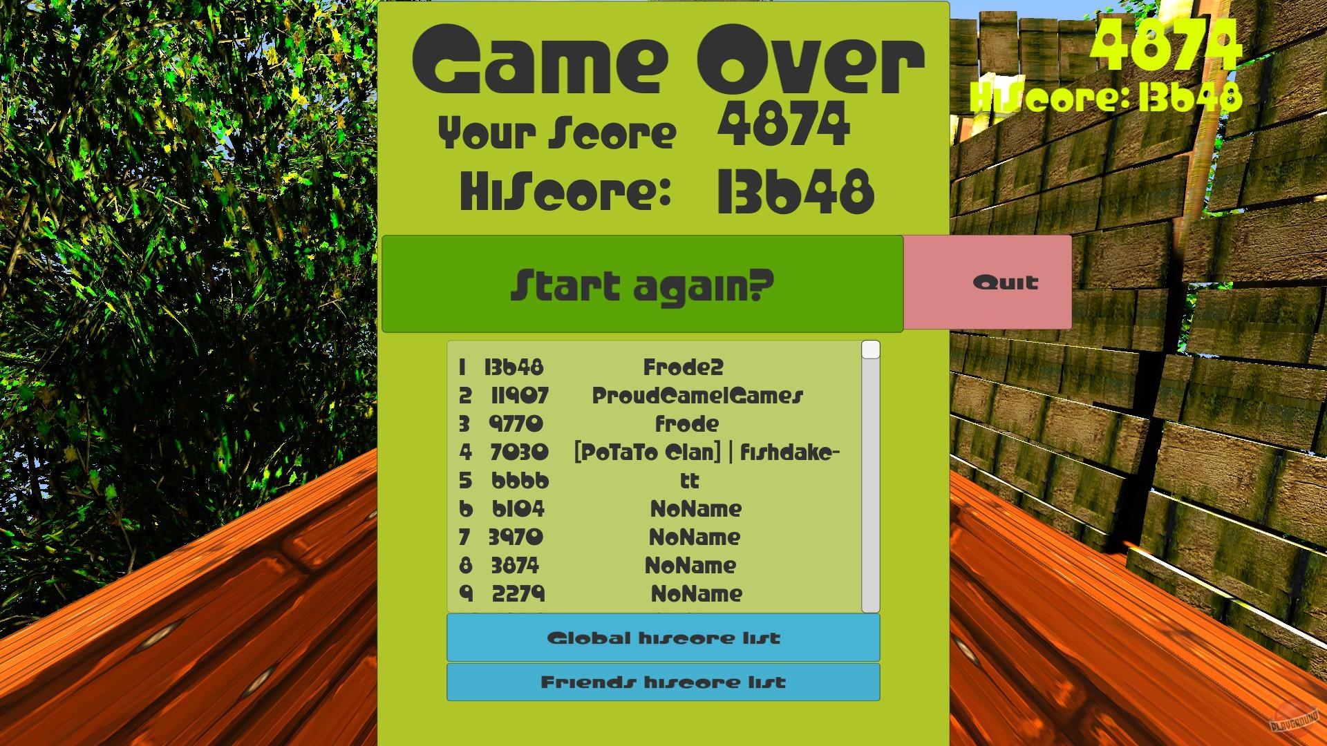 Скриншот из игры Log Drive Runner - 4