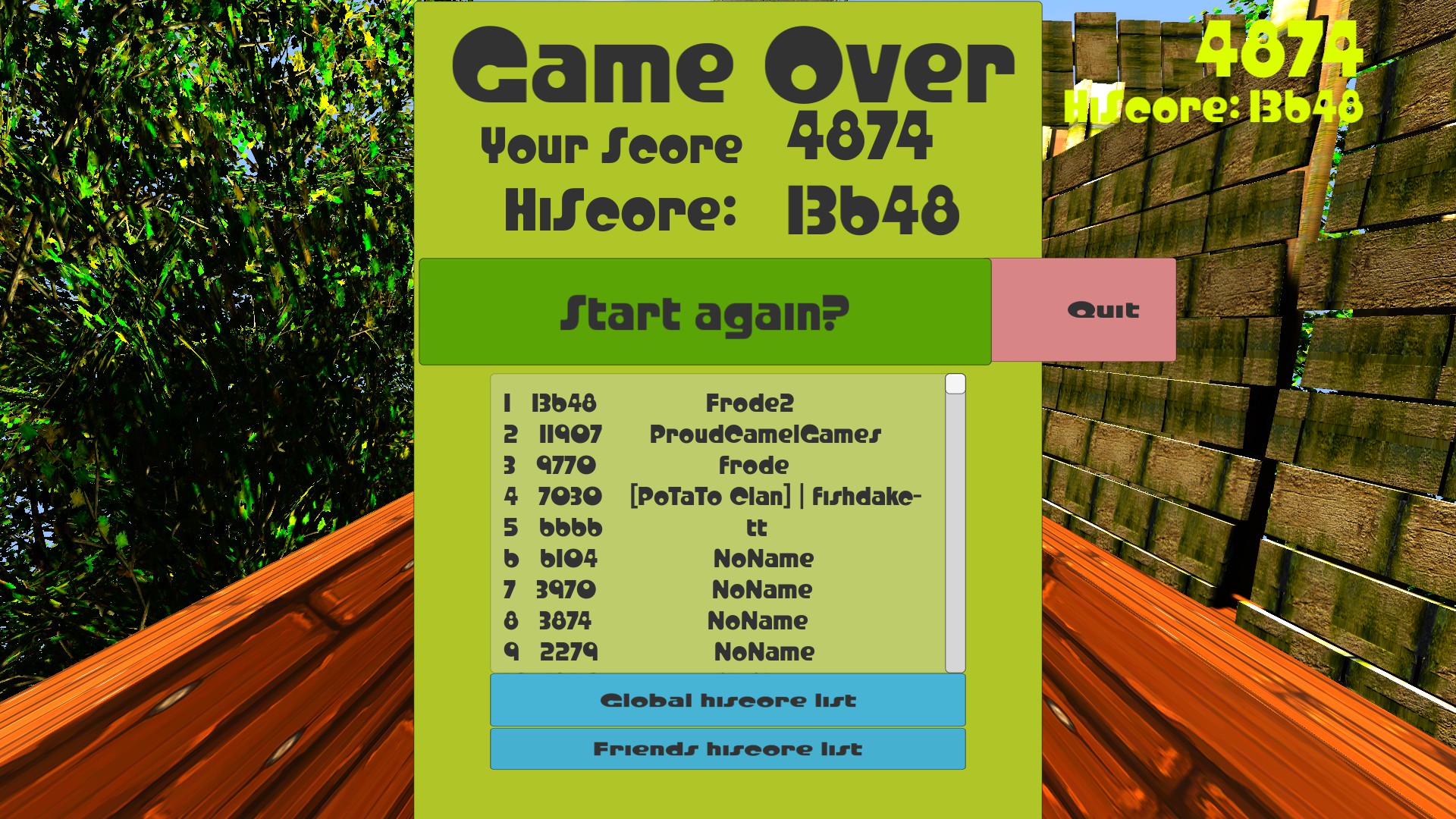 Скриншот из игры Log Drive Runner - 24