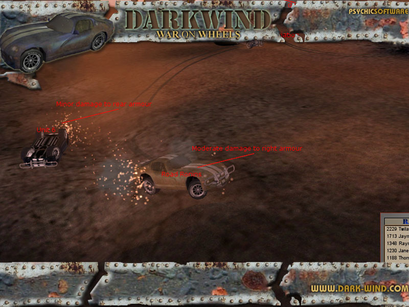 Скриншот из игры Darkwind: War on Wheels - 11