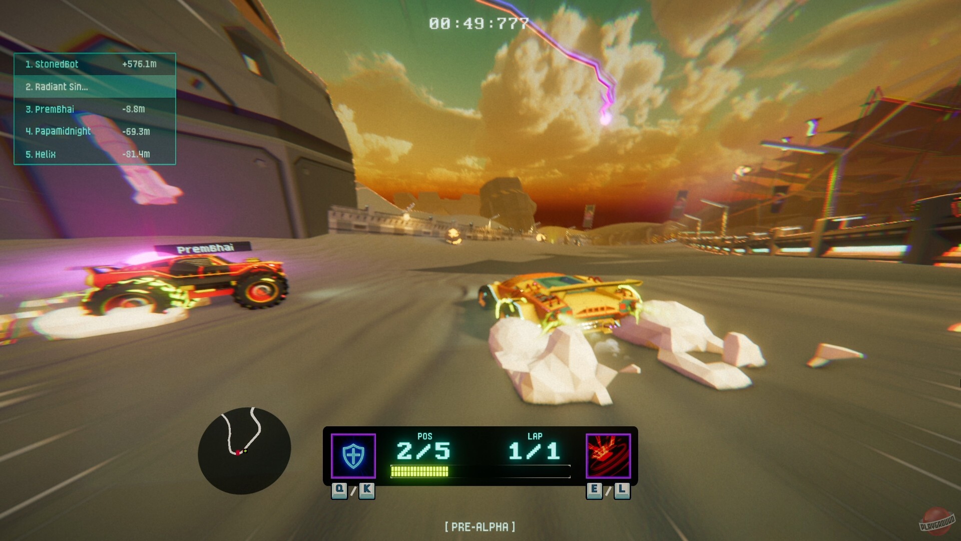 Скриншот из игры Cosmic Race: Galactic Showdown - 7