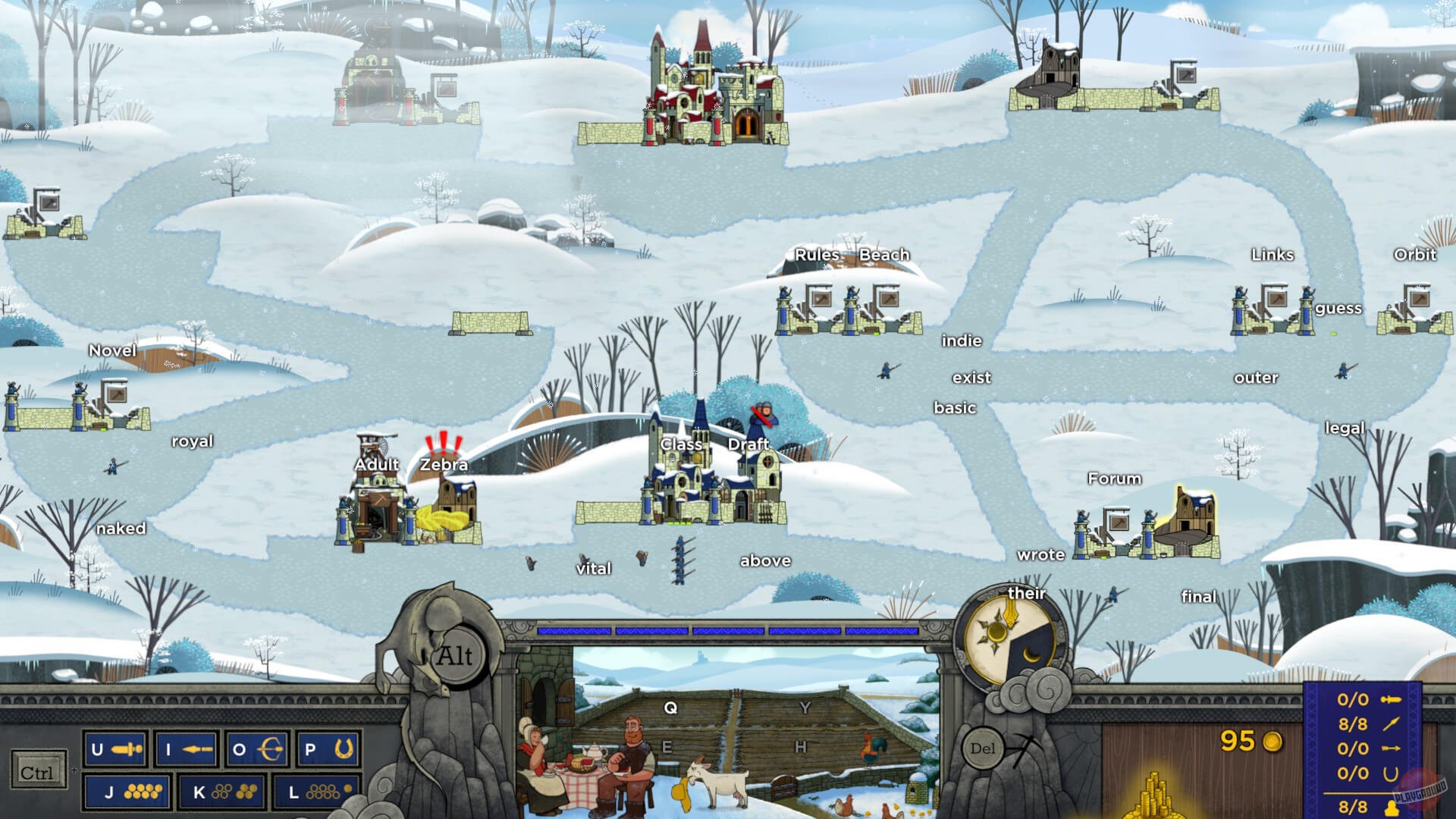 Скриншот из игры Touch Type Tale - 1