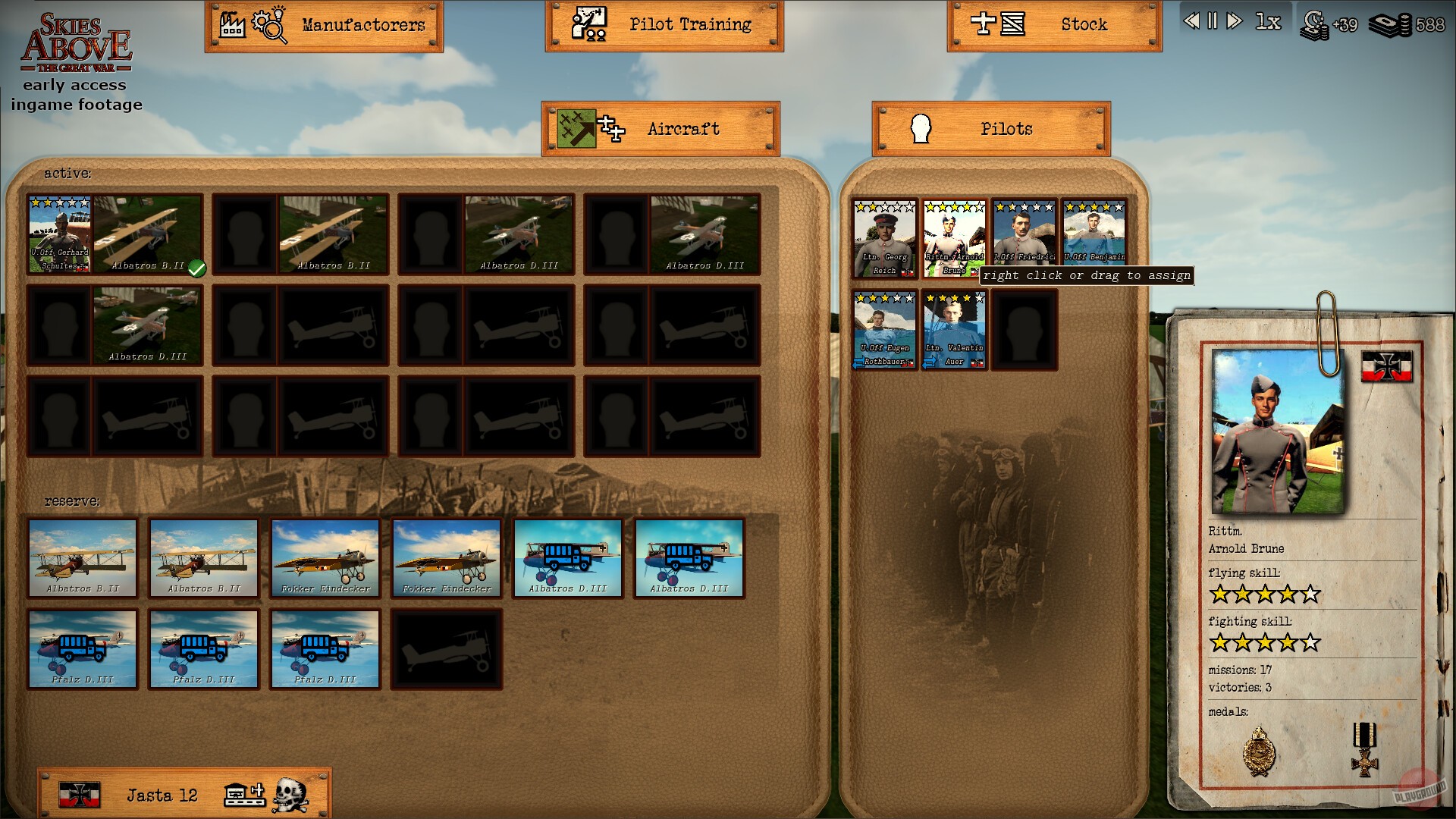 Скриншот из игры Skies above the Great War - 2