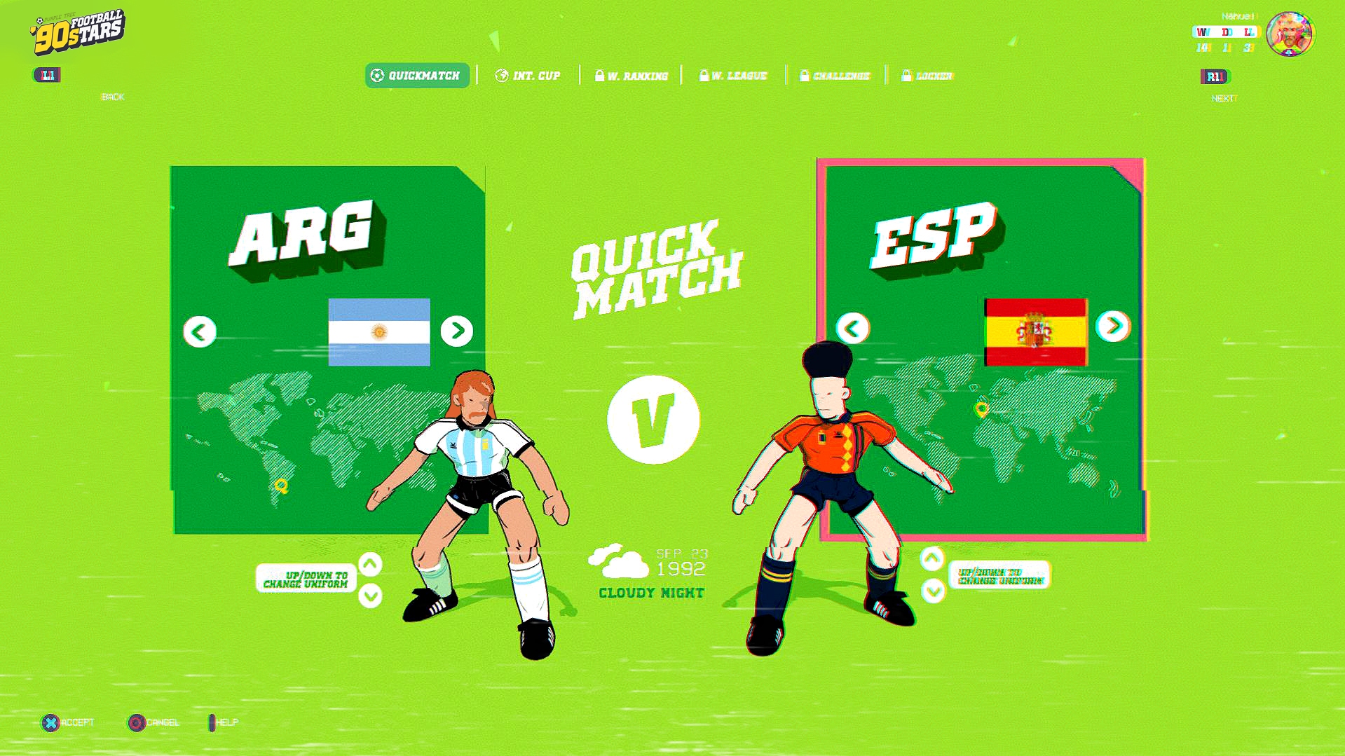 Скриншот из игры '90s Football Stars - 14