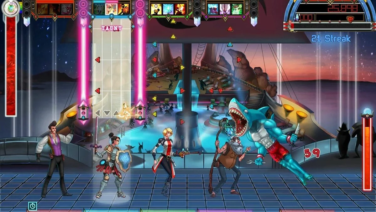 Скриншот из игры The Metronomicon: Slay the Dance Floor - 3