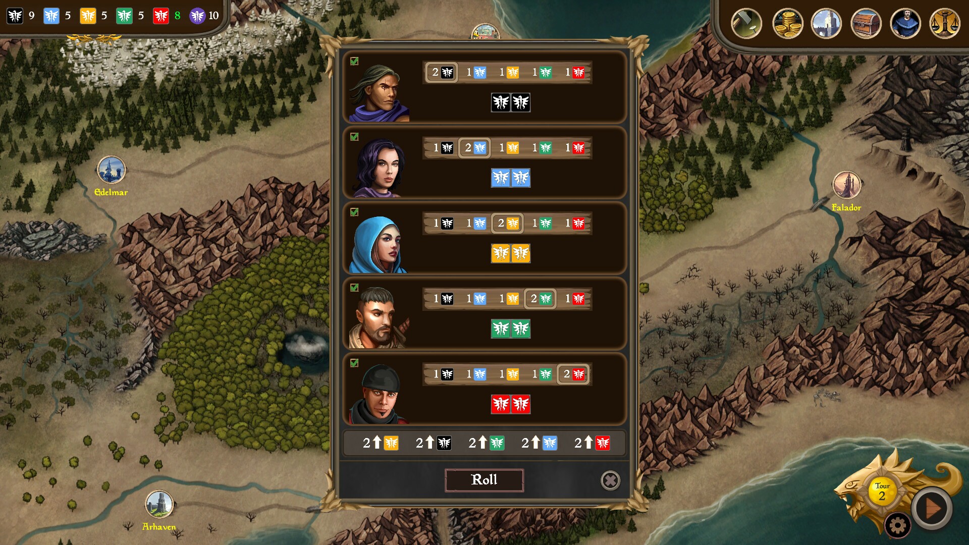 Скриншот из игры Silmaris: Dice Kingdom - 27