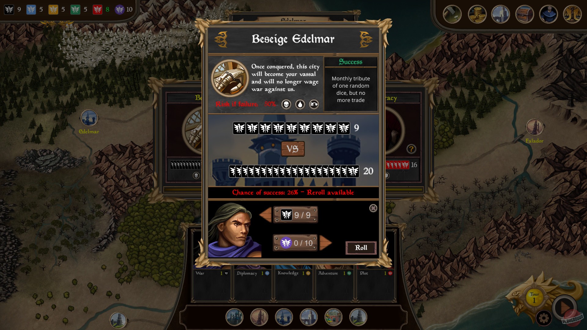 Скриншот из игры Silmaris: Dice Kingdom - 24