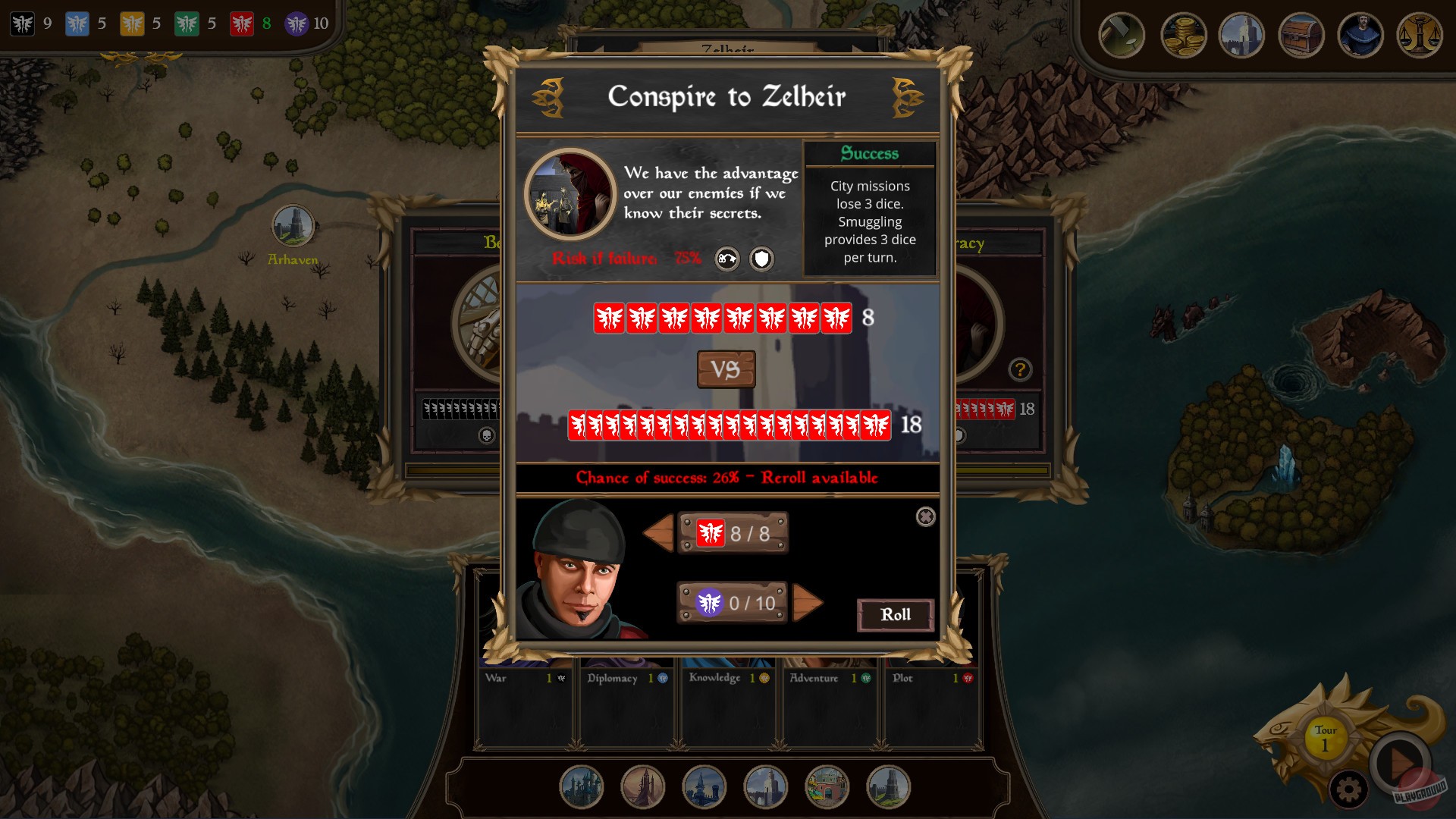 Скриншот из игры Silmaris: Dice Kingdom - 23