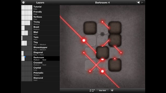 Скриншот из игры Lazors - 4