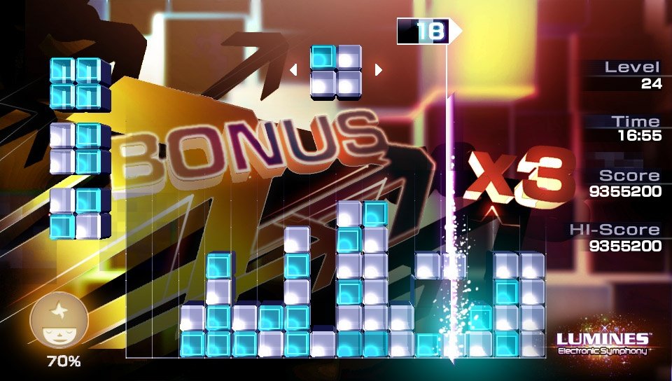 Скриншот из игры Lumines: Puzzle Fusion - 13