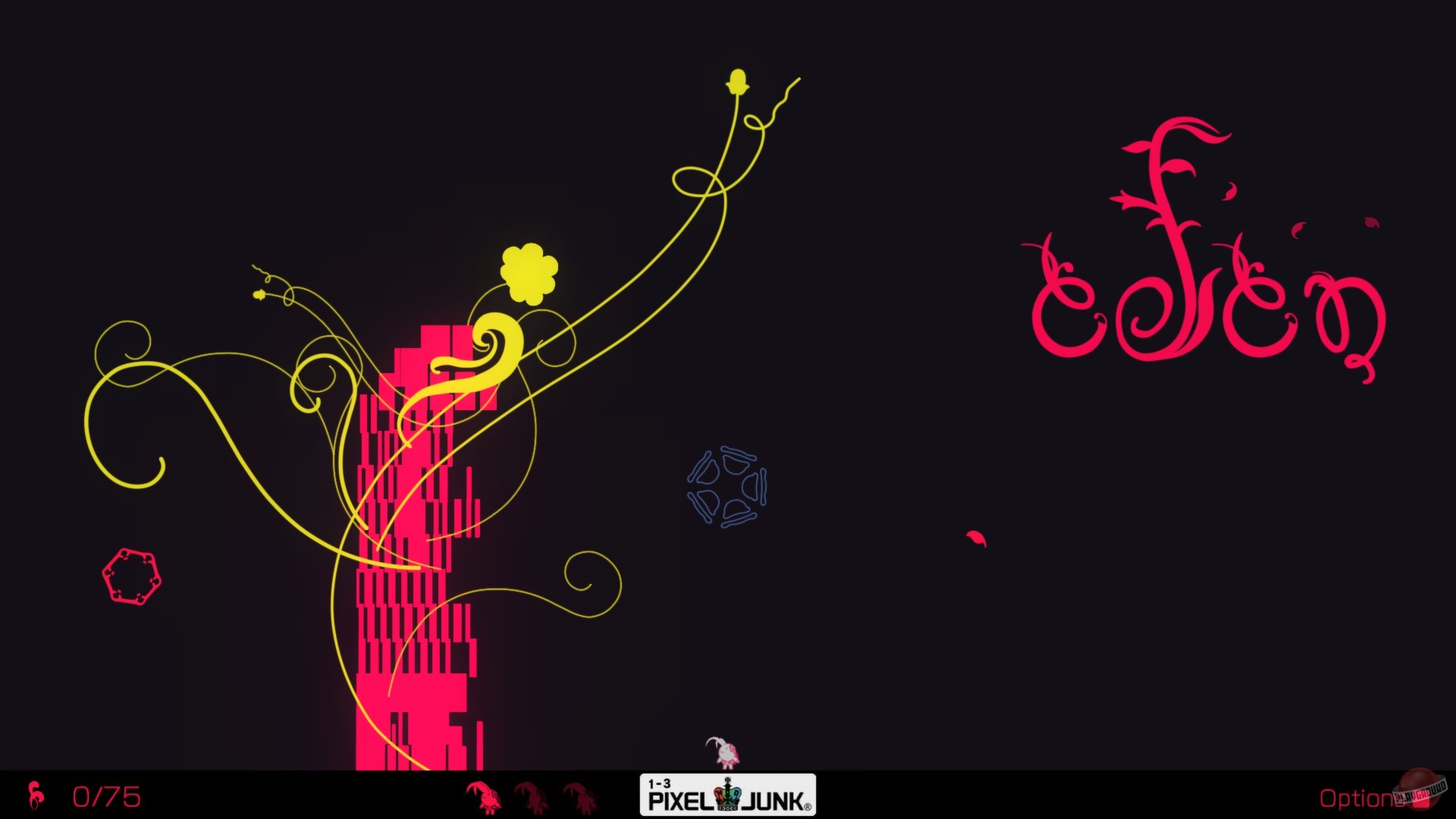 Скриншот из игры PixelJunk Eden - 1