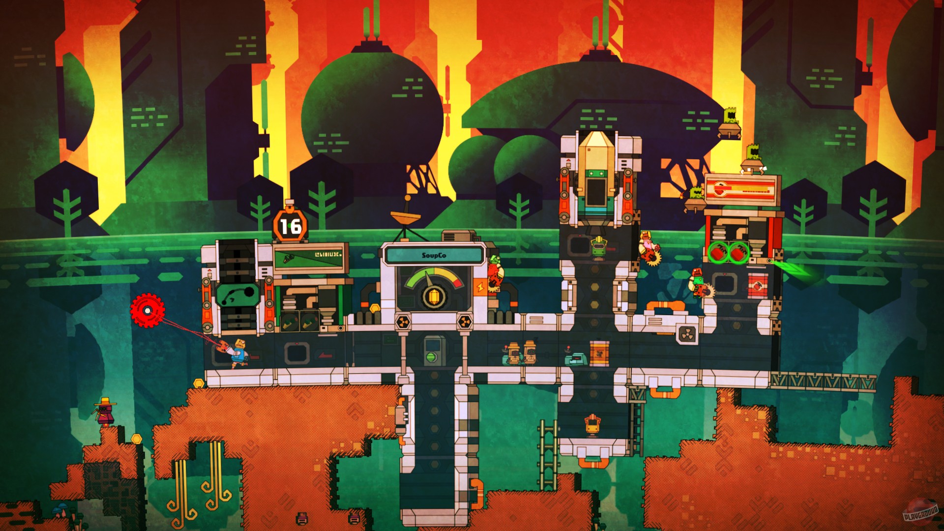 Скриншот из игры PixelJunk, Inc. - 8
