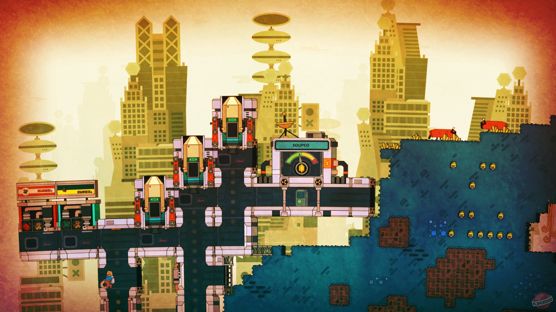 Скриншот из игры PixelJunk, Inc. - 2