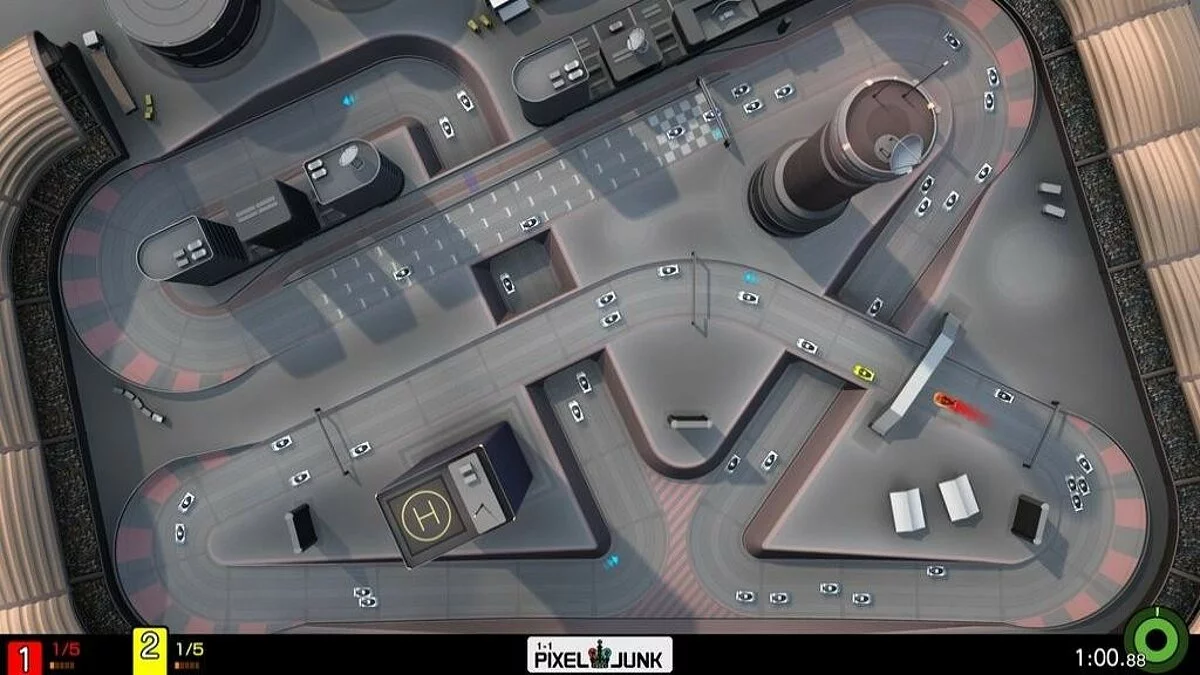 Скриншот из игры PixelJunk Racers - 1