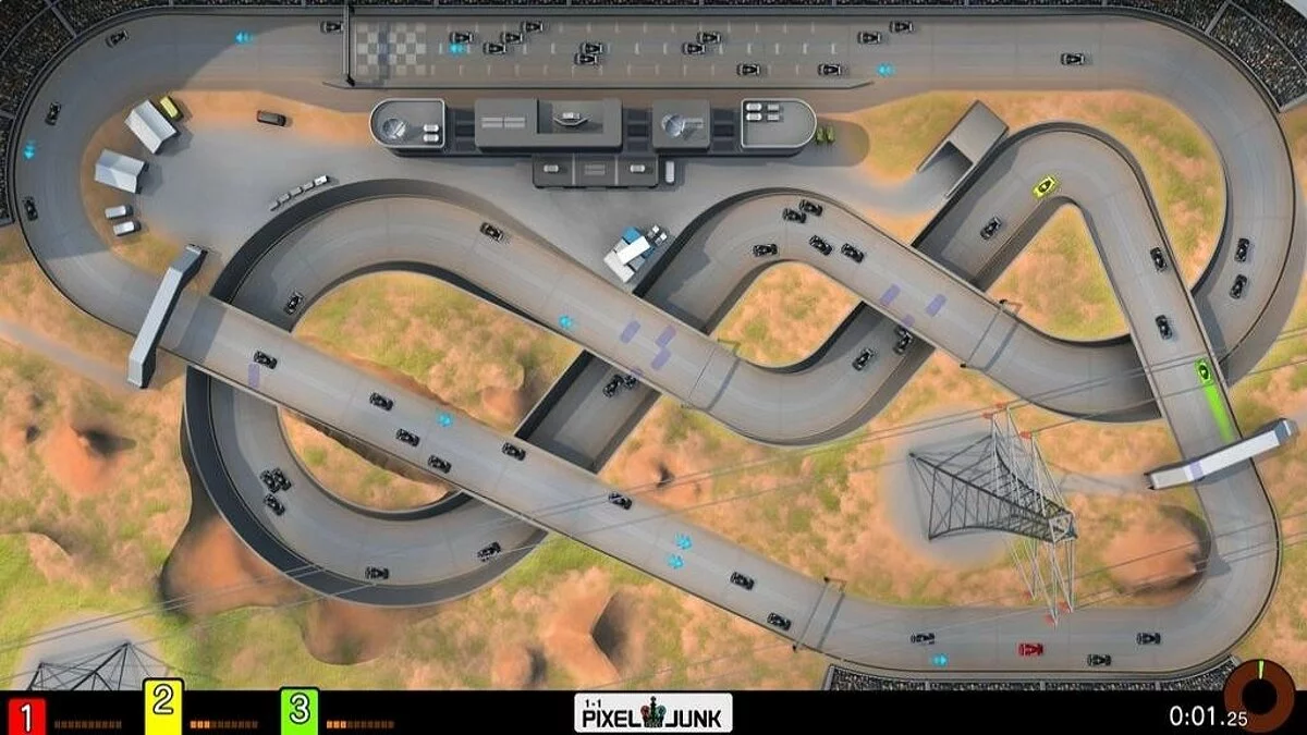 Скриншот из игры PixelJunk Racers - 7