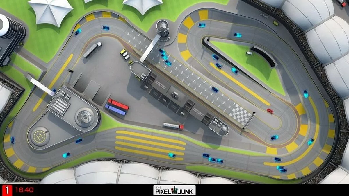 Скриншот из игры PixelJunk Racers - 8