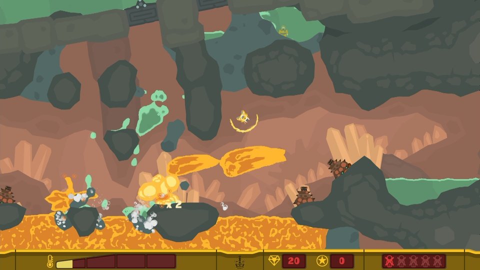 Скриншот из игры PixelJunk Shooter 2 - 1