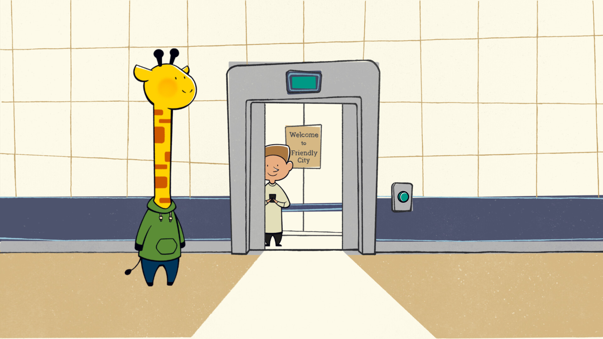 Скриншот из игры A Week in the Life of Asocial Giraffe - 1
