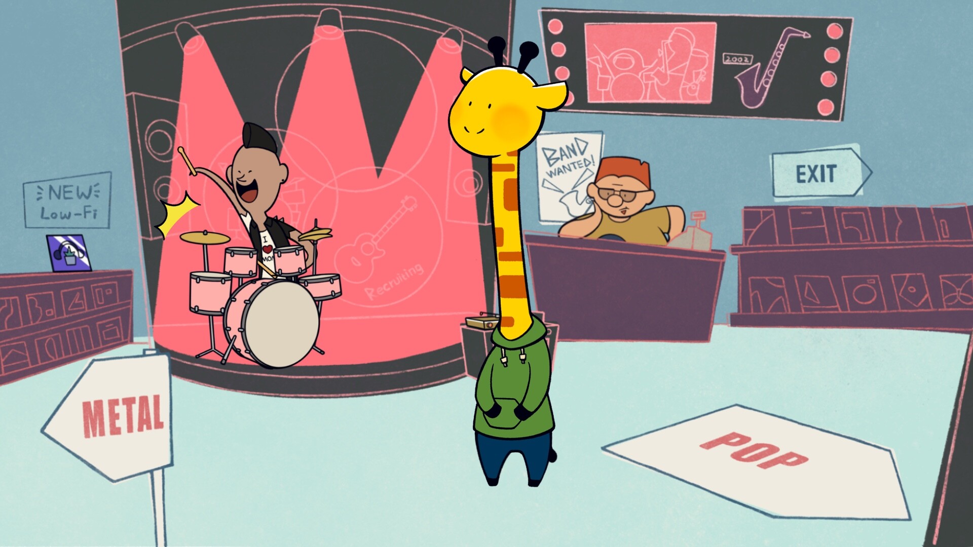 Скриншот из игры A Week in the Life of Asocial Giraffe - 9