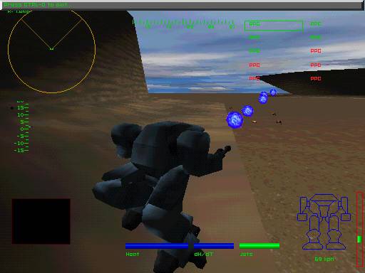Скриншот из игры MechWarrior 2: 31'st Century Combat - 28