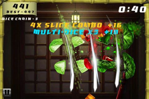 Скриншот из игры Veggie Samurai - 3