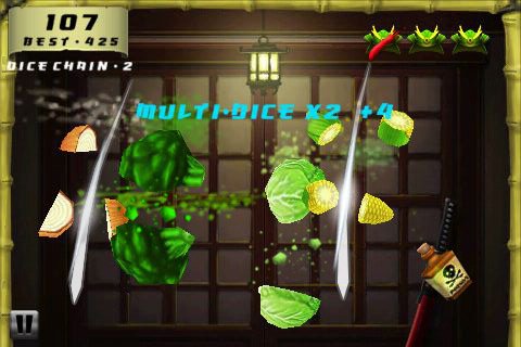 Скриншот из игры Veggie Samurai - 4