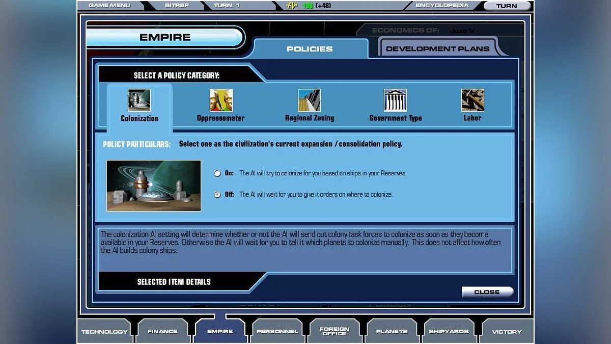 Скриншот из игры Master of Orion 3 - 23