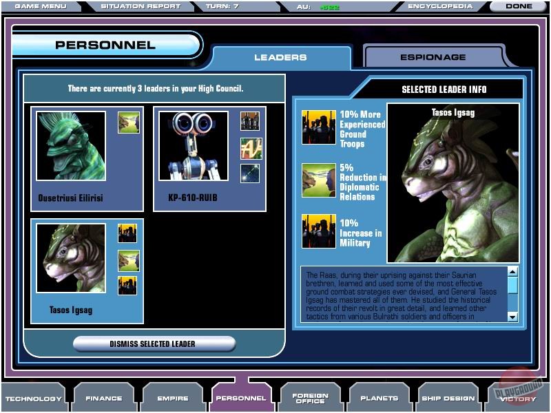 Скриншот из игры Master of Orion 3 - 11