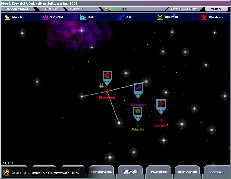 Скриншот из игры Master of Orion 3 - 24