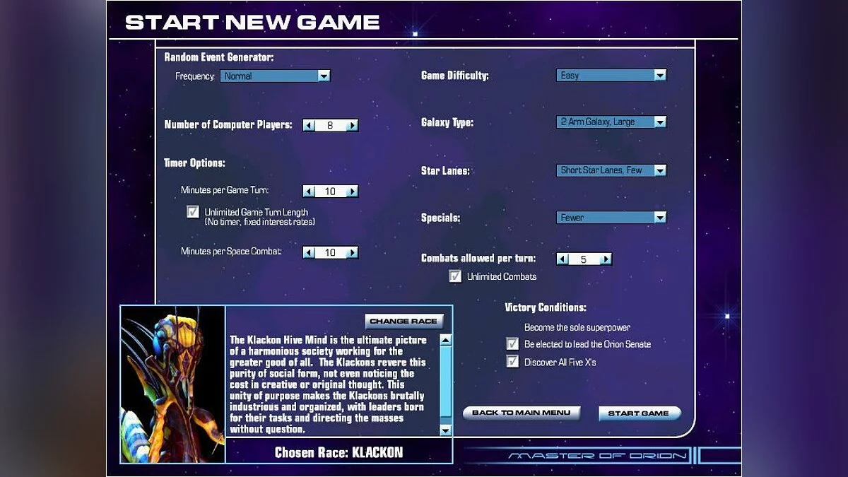 Скриншот из игры Master of Orion 3 - 5