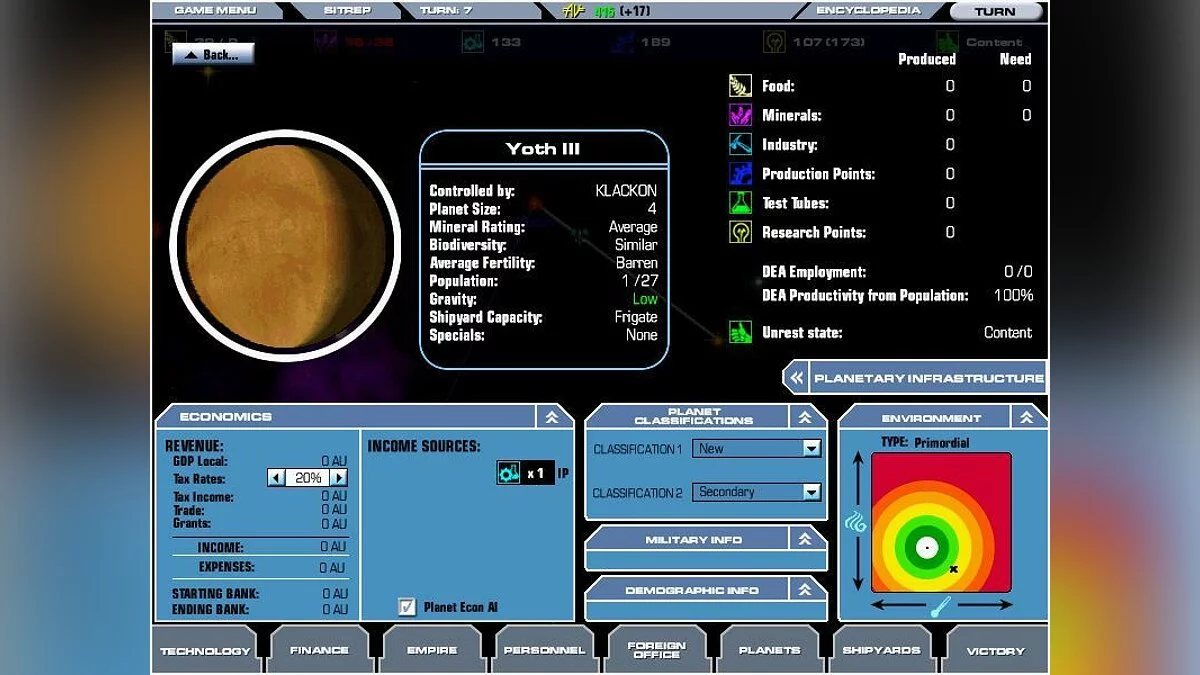 Скриншот из игры Master of Orion 3 - 8