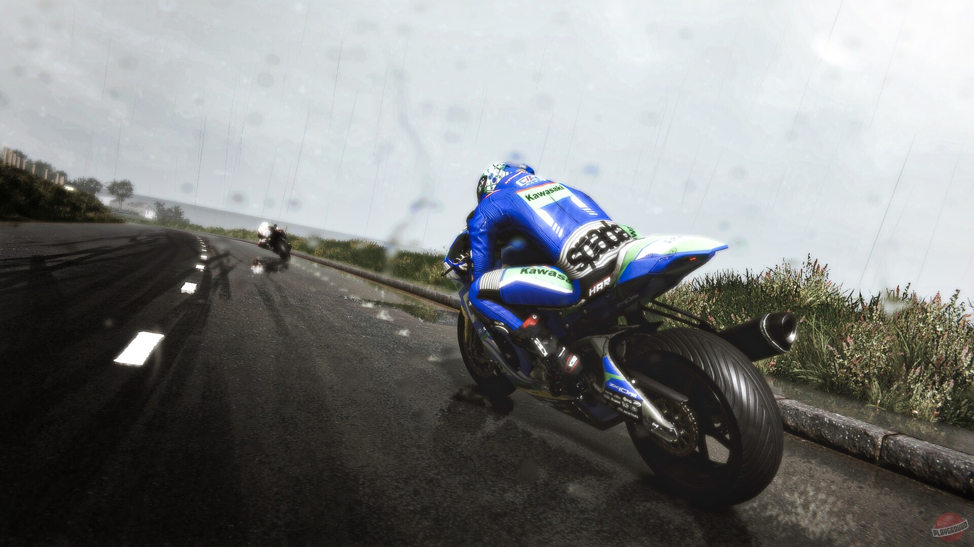 Скриншот из игры TT Isle of Man Ride on the Edge 3 - 2