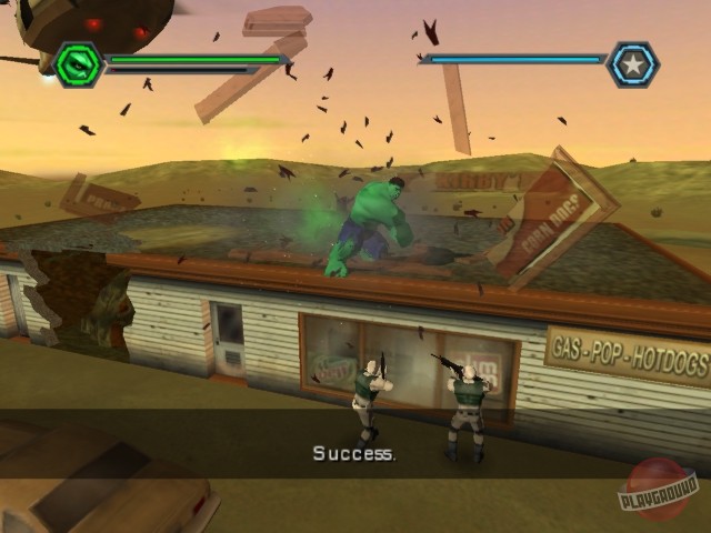 Скриншот из игры The Hulk - 4
