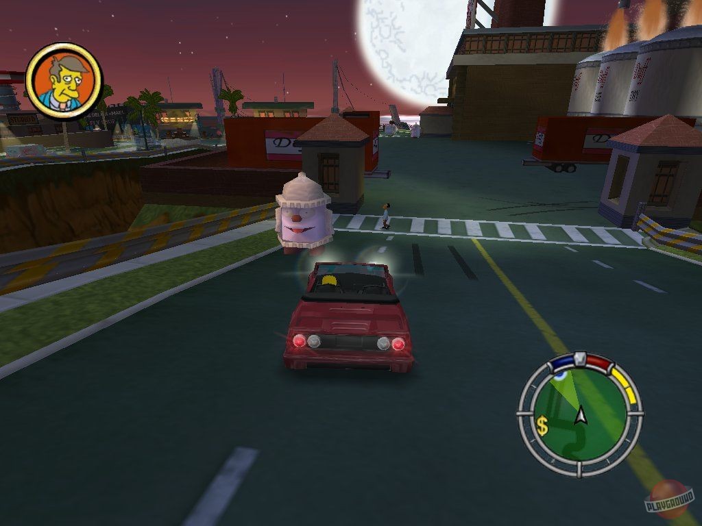 Скриншот из игры The Simpsons Hit & Run - 2