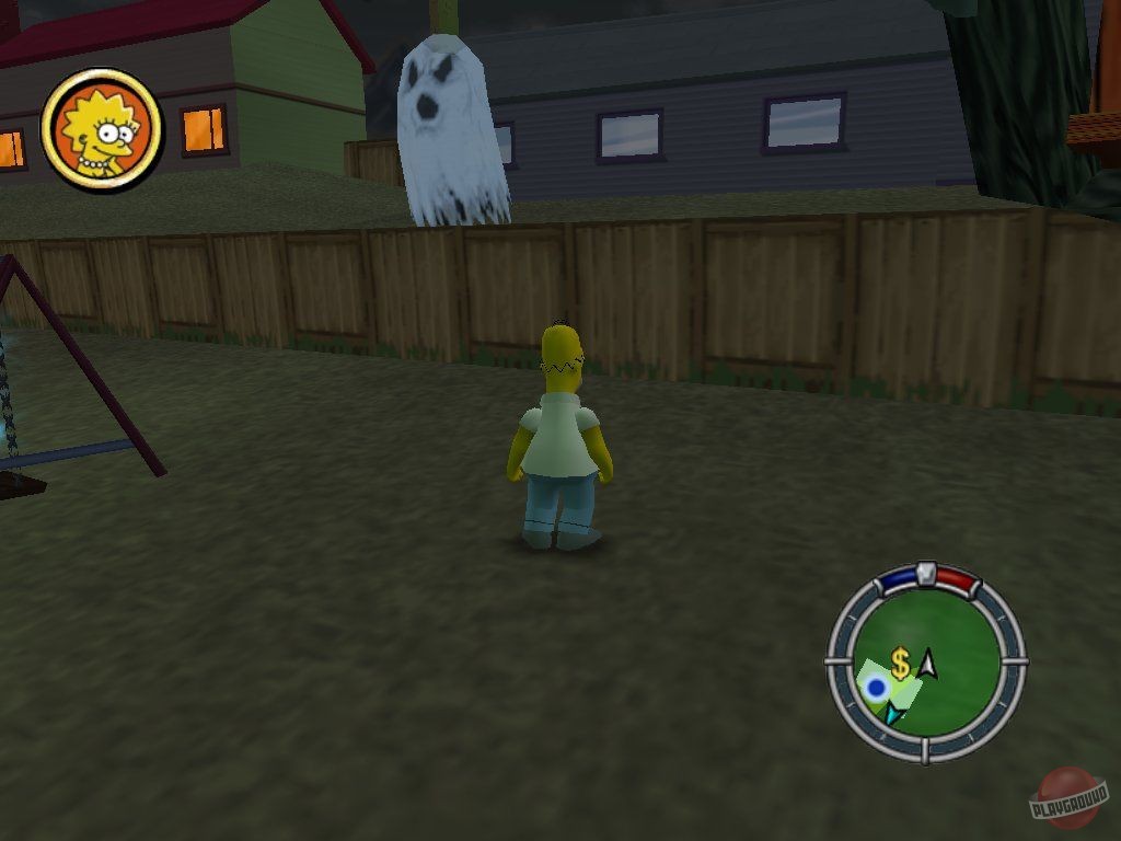 Скриншот из игры The Simpsons Hit & Run - 3