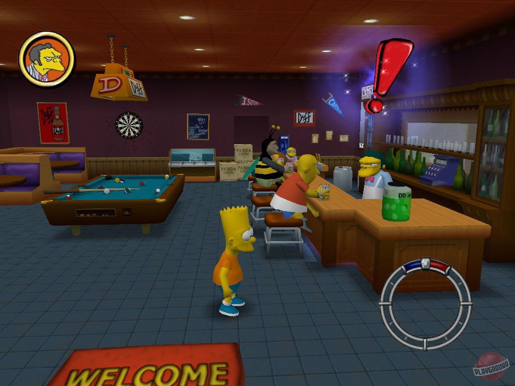 Скриншот из игры The Simpsons Hit & Run - 5
