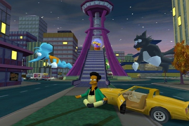 Скриншот из игры The Simpsons Hit & Run - 6
