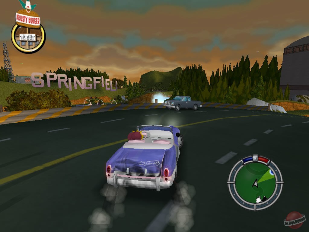 Скриншот из игры The Simpsons Hit & Run - 11