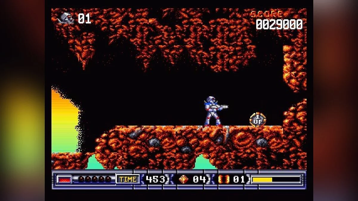 Скриншот из игры Turrican 2: The Final Fight - 2