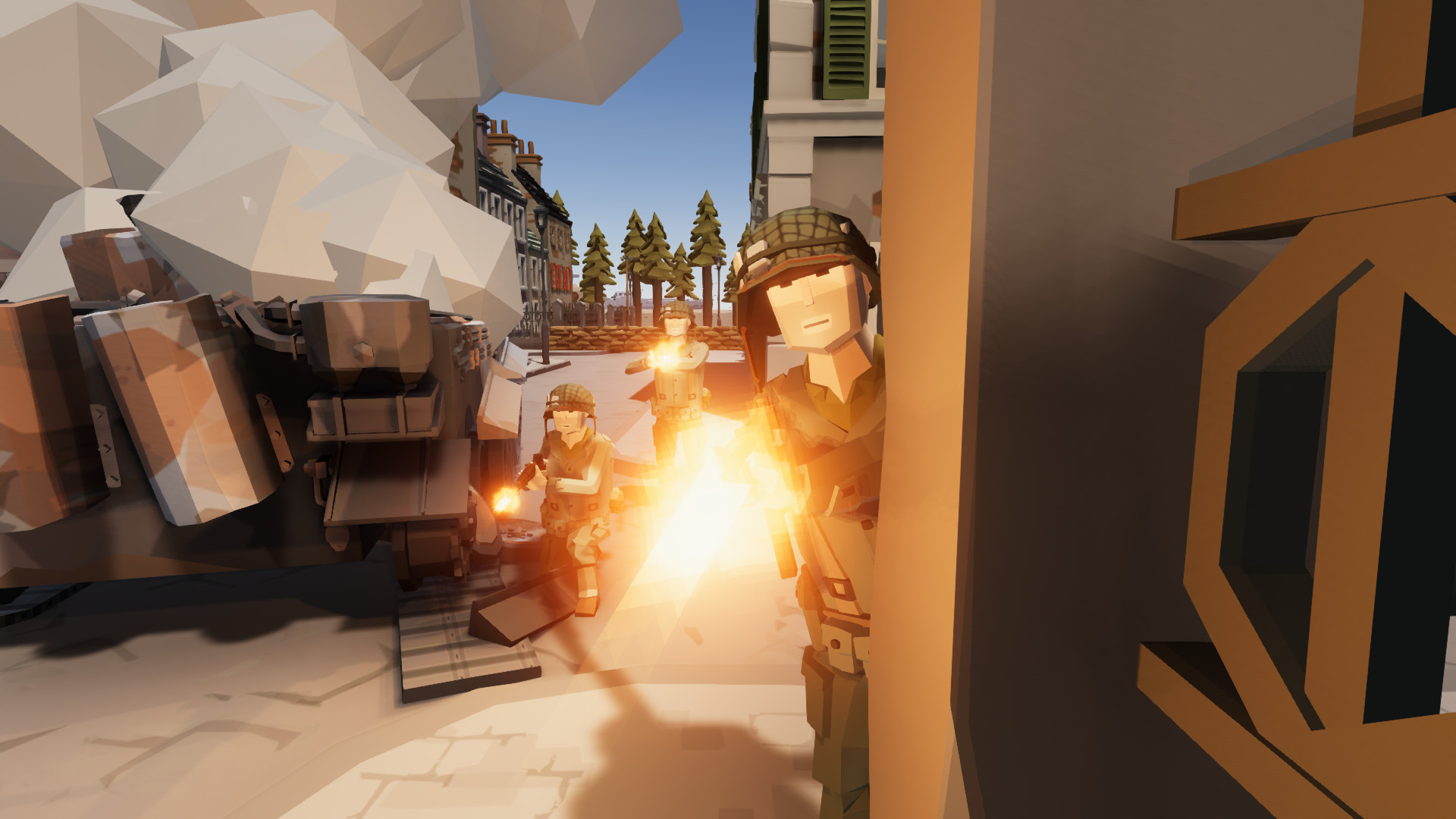 Скриншот из игры Polyfield WW2 - 1